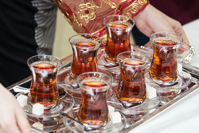 Турецкие чашки для чая 6шт, 160 мл pos33