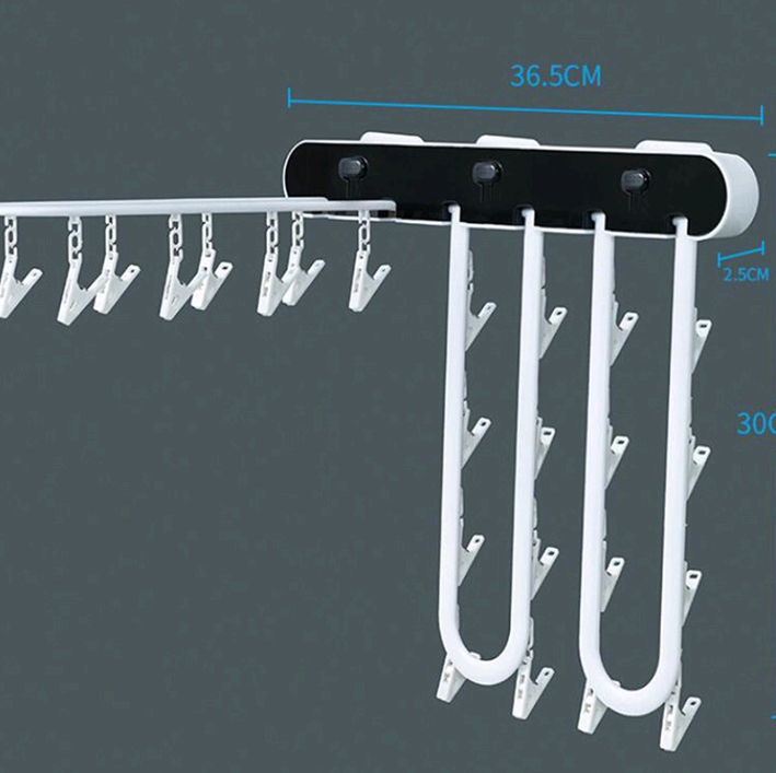 Многофункциональная сушилка для хранения носков, складная подвесная стойка с несколькими зажимами для балкона q16