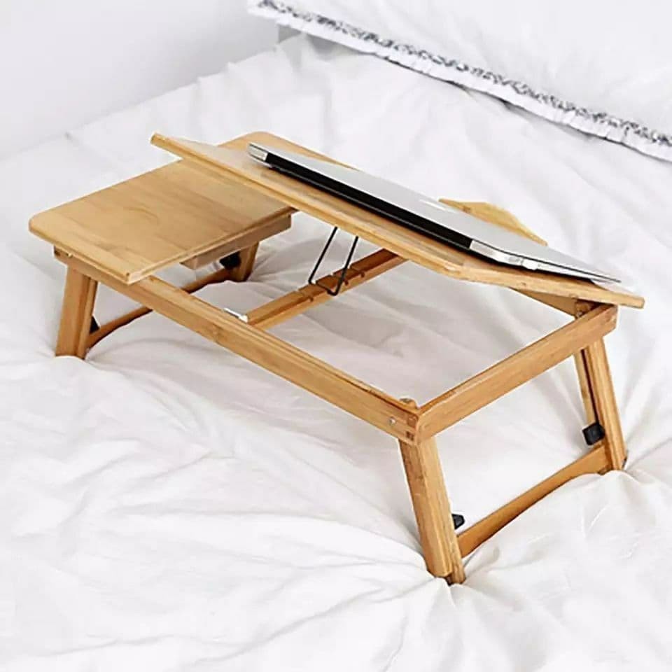 Столик для ноутбука складной деревянный